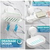 TAILI Suction Cup Soap Dish Vacuum Suction Soap Holder, Strong