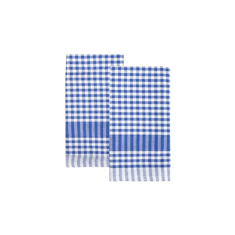 Talking Tables 2 x Blue Gingham Kitchen Tea Towels Table
