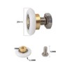 Tucireat Shower Cubicle Rollers, Pack of 8, Shower Door Rollers,