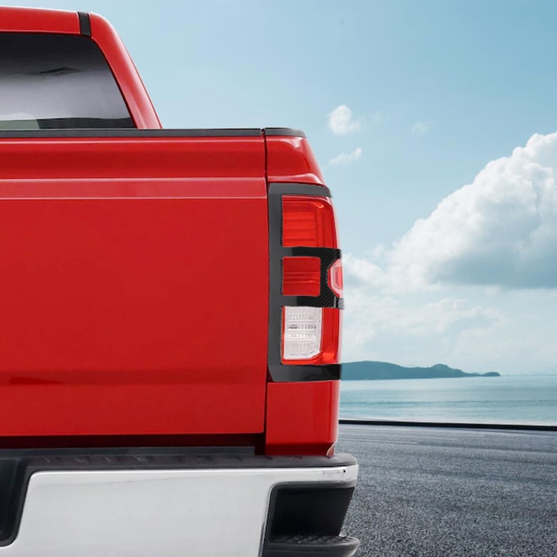 RT-TCZ for Silverado Rear Taillights Cover Frame Compatible with Chevy