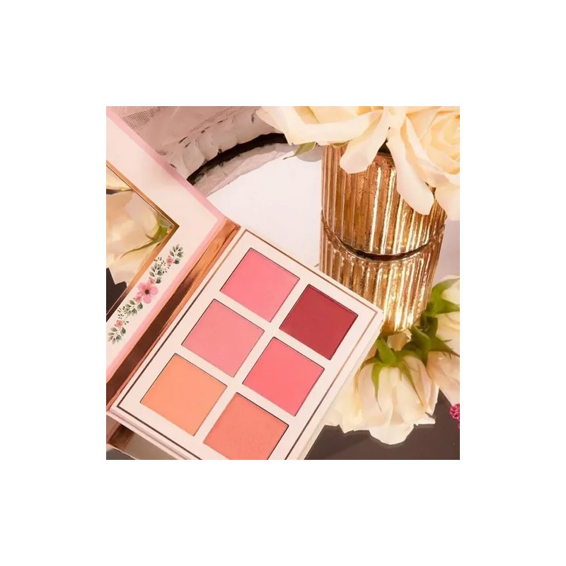 Set De 3 Paletas Floral Bloom, Sombras, Rubor E Iluminador