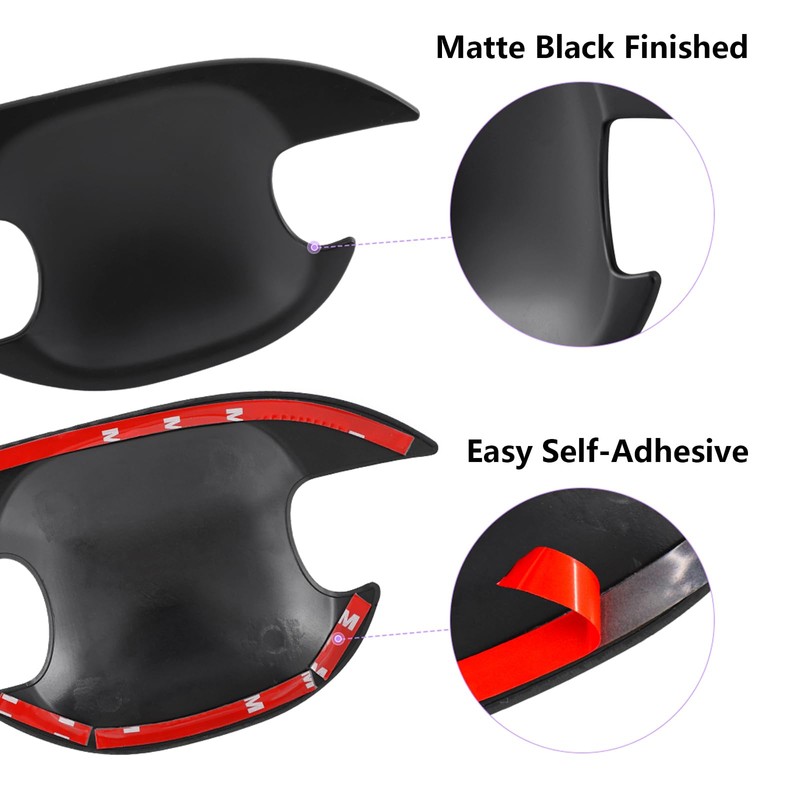 SUERAUTO4X4 Door Handle Bowl Insert Cover for Ford Ranger PX1