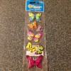 Sandylion 3D Sandylion POP UP PILLOW STICKERS SHINY BUTTERFLIES BUTTERFLY MULTI-COLOR NEW