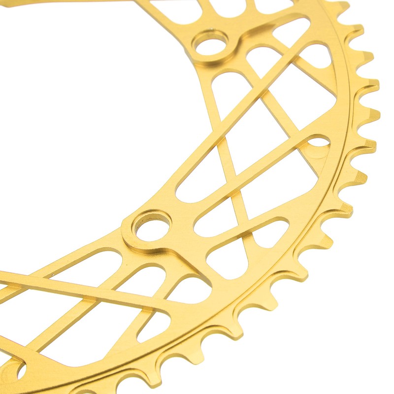Bike Chainring 54T Aluminum Alloy High Strength Lightweight Anodized Folding