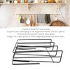 Under Counter Hanging Shelf Layered Design Safe Organizer for Kitchen