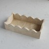 Natural Travertine Guest Towel Holder 9.8" × 4.9" for Bathroom,