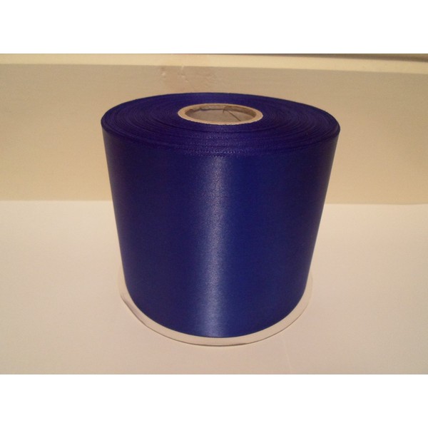 2 metres of 100 mm 10cm 4" Satin Ribbon Royal