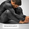 Hayabusa Geo Jiu Jitsu Compression Spats - Grey, Medium
