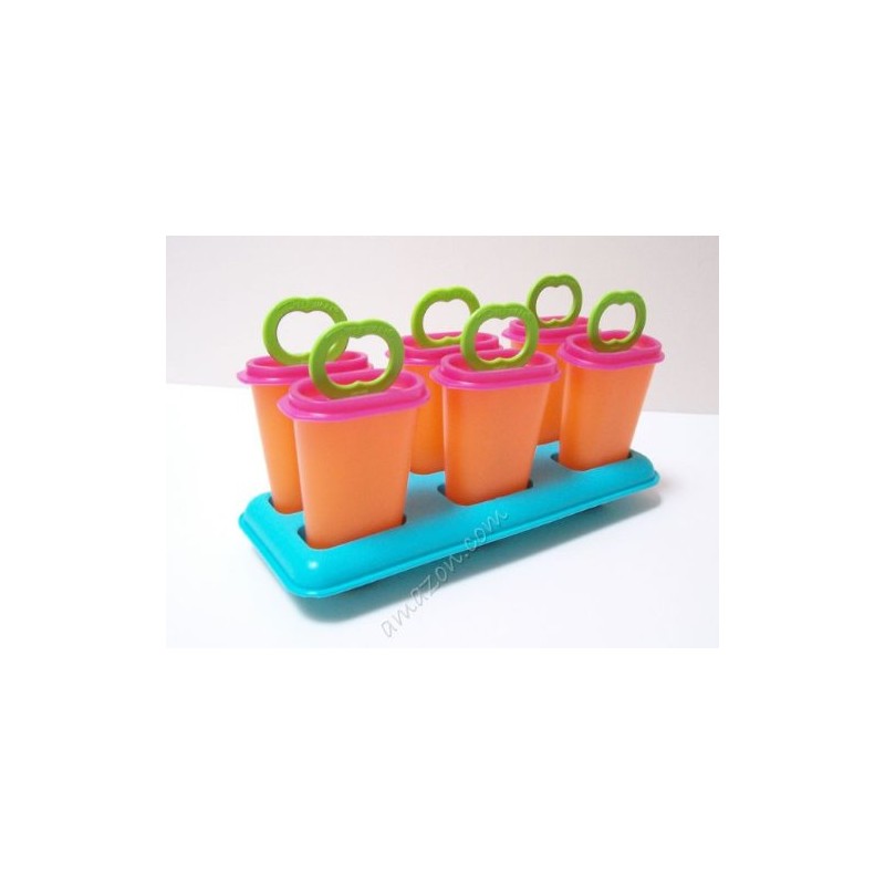Tupperware Ice Tups Popsicle Fruit Pop Freezer Set