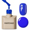 MAYCHAO - Esmalte de uñas en gel azul neón de