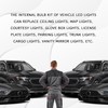 Hirificing 24PCS LED Interior Car Lights, Interior Car Lights Dome
