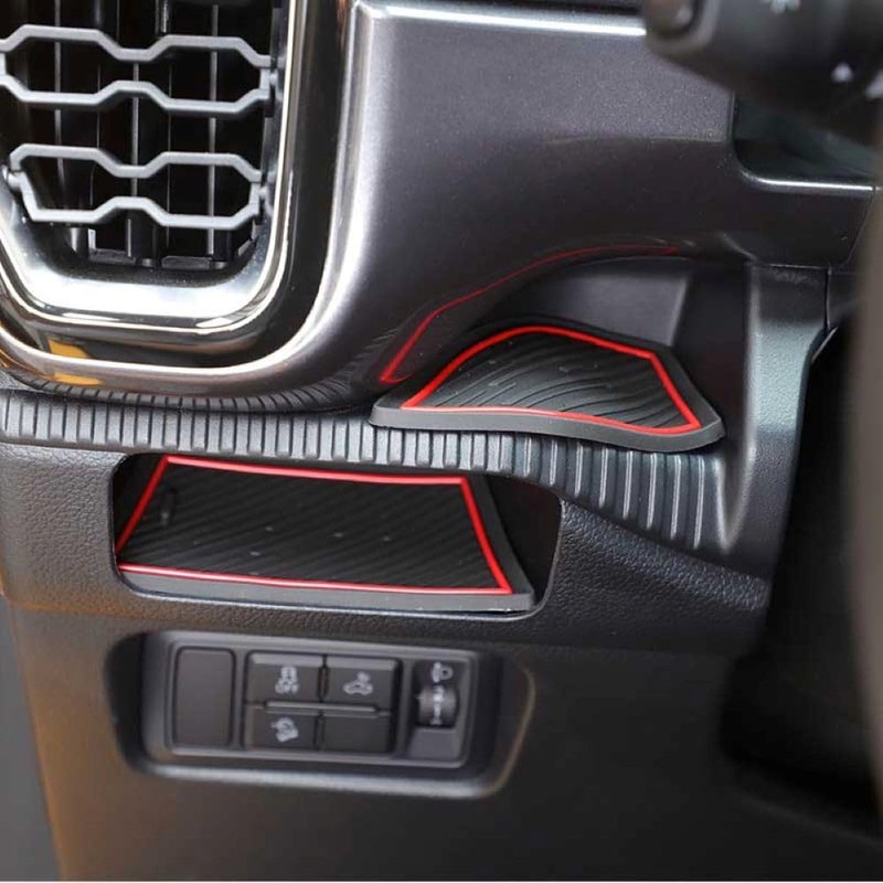 19Pcs Door Slot Mat Compatible with Ford Ranger XL/XLT/Lariat/Raptor 2023