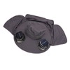 Men Sun Hat Solar Powered Rechargeable Fan UPF50 Wide Brim
