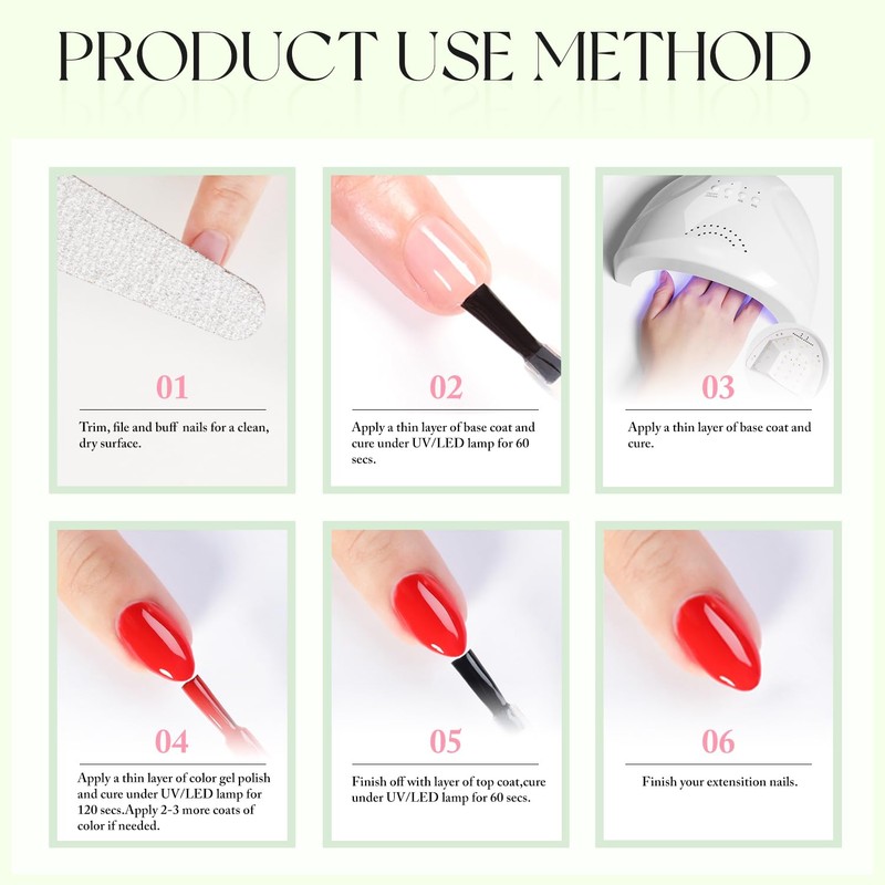 Double Rhythm 15ML Gel Nail Polish Pure Sheer Same Color