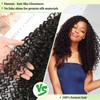 Curly Clip in Hair Extensions, Natural Soft 6pcs Seamless Clip
