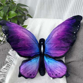 Kobataro Kobataro Butterfly Decorations Pillow Decorative Throw-Pillow Stuffed Animal Plush Gifts for Women Decor for Room Home Garden 24.4" x 16.5"