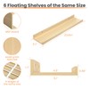 upsimples Floating Shelves for Wall, 23.6 Inch Shelves for Decor