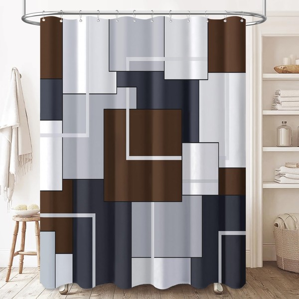 BTTN BTTN Stall Fabric Shower Curtain - 36x72 Inches Small
