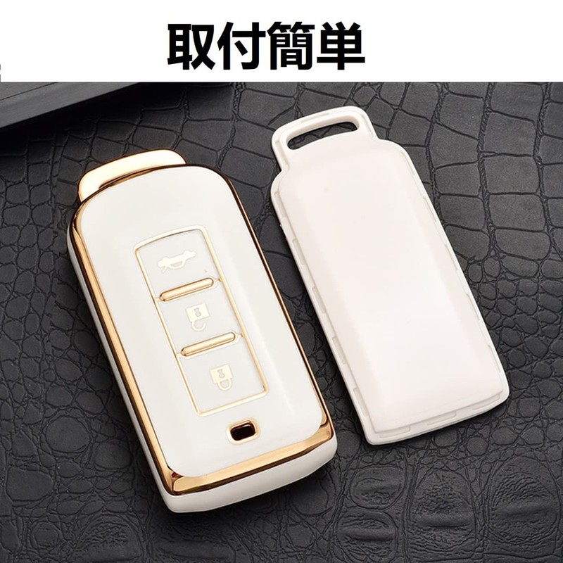 YANMW Key Case Compatible Mitsubishi Delica D5 Outlander PHEV ek