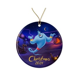 Lovely Dog Gifts Genie Ornament - Aladdin Ornament Christmas - Funny Genie Ornament for Kid for Kids Printed on Both Sides