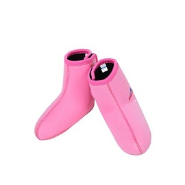CK COKAR Neoprene Socks Children's 3 mm Diving Socks Boys Children Beach Shoes Water Sports Surf Shoes, pink