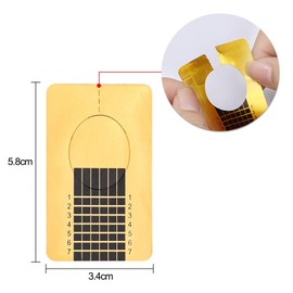 Cluoling Nail Foam 200pcs Gel Nail Art Foam Paper Tray Accessories Professional Nail Deco Crystal