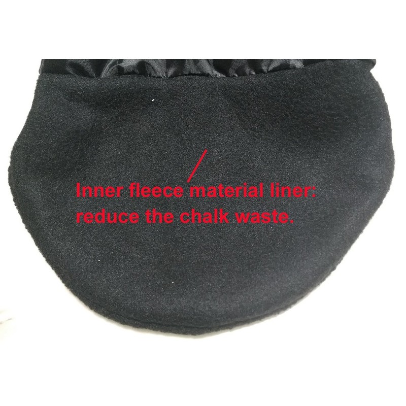 Rock Climbing Chalk Bags with Belt Zipper Pocket and Adjustable