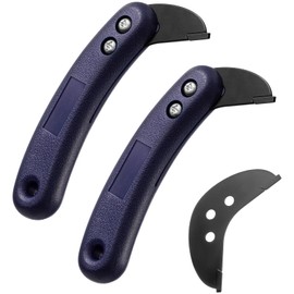 Lanties 2 Pcs Carbide Scoring Cutter Knife Laminate Floor Cutter for Fiberboard Laminate Vinyl Flooring Cutting, Linoleum, Plexiglass, Acrylic, Plastic and Soft Tile Sheets Scoring Cutting