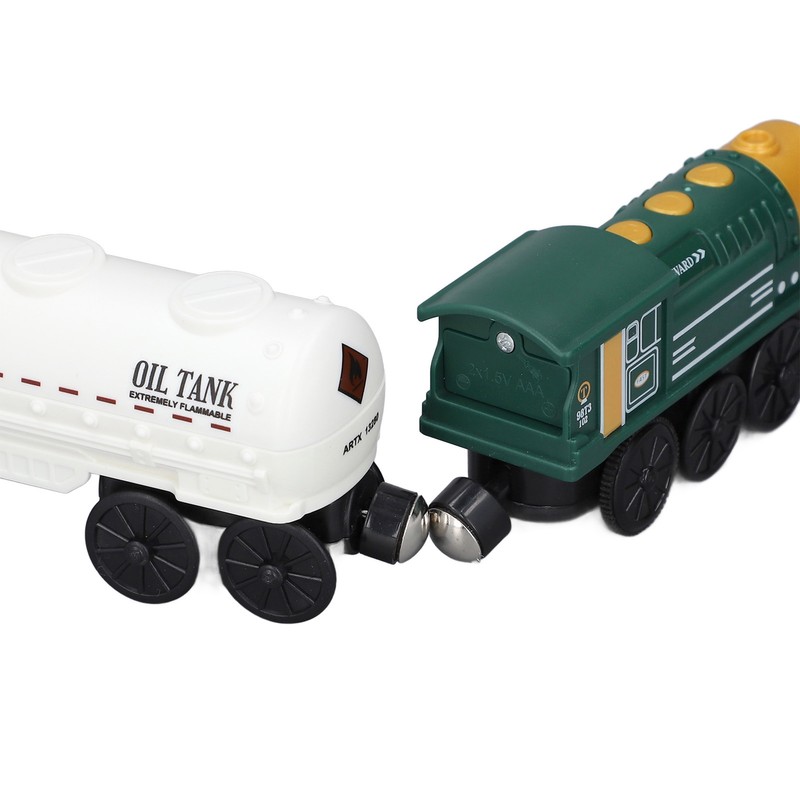 Battery Operated Action Locomotive Toy Vintage Magnetic Connection Powerful Engine