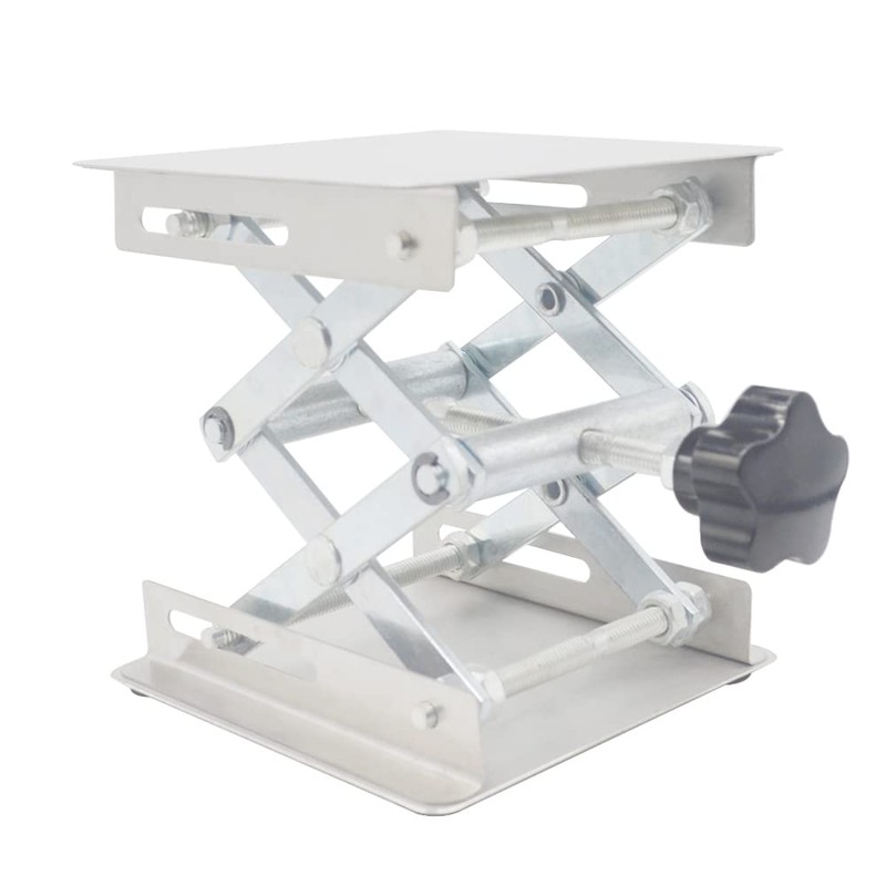 Stainless Steel Lab Jack Stand, Table Lift Laboratory Jack Platform,