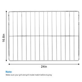 WB48T10063 AP4538468 Oven Rack Replacement 24x17 Inch Compatible with GE Hotpoint Oven Stove 1550790, AH2577619, EA2577619, PS2577619 （1 Pack）