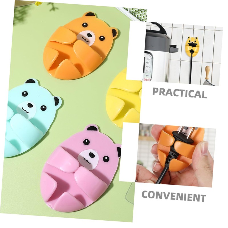 Gadpiparty Socket Hooks Plug Hooks Cable Organiser Cable Holder Socket