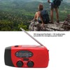 Hand Crank Radio Portable Self Powered Solar Weather Radio with