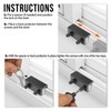 Window Locks, 4 Pack for Horizontal and Vertical Sliding Windows