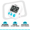 Uigos 2 Pack Digital Kitchen Timer II 2.0, Big Digits,