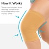 BraceAbility Elastic Slip-on Knee Sleeve | Cotton Fabric Knee Pain