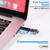 AXFEE Micro SD Card Reader, USB-C Memory Card Reader, TF