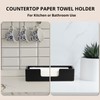 Paper Towel Dispenser Countertop, Wooden Folded Paper Hand Towel Holder