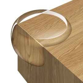 Protectores de esquina a prueba de bebé para muebles, esquinas y bordes, cojín de parachoques de esquina de seguridad, protector de esquina transparente para bebé, paquete de 12, redondo