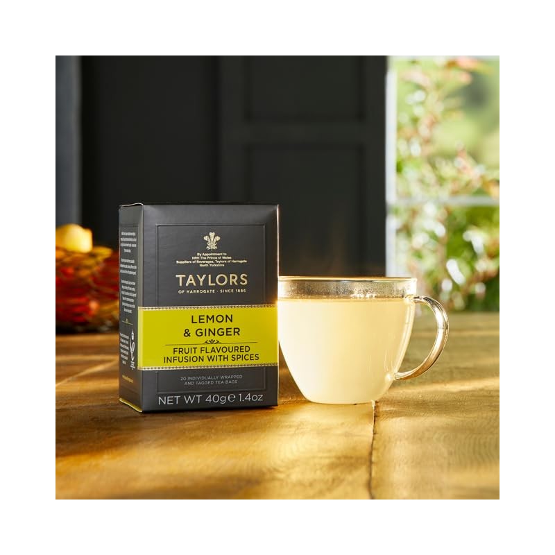 Taylors of Harrogate Herbal Tea Variety Pack, Individually Wrapped Bags,