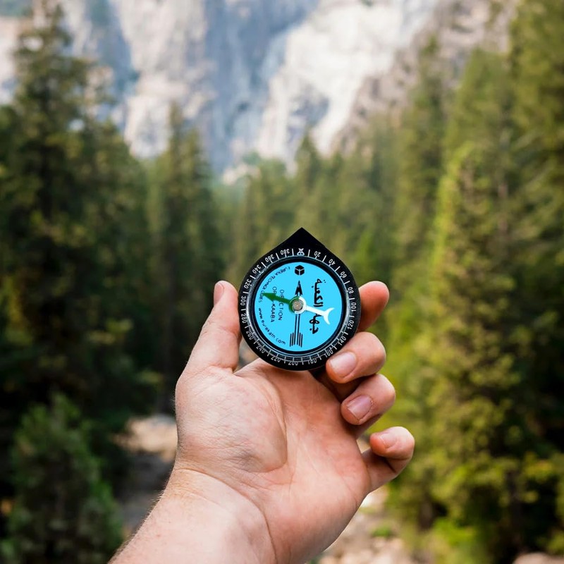 Keyring Compass Muslim Kaaba Qibla Direction Finder Handheld Qibla Islamic