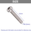 TERF® M5 X 12mm Pan Head Security Torx Machine Screws