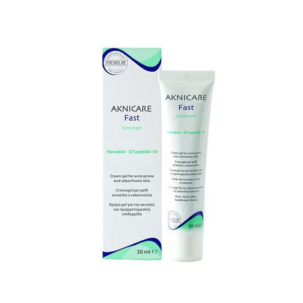 Synchroline Aknicare Fast Creamgel 30ml for Acne Prone and Seborrhoeic Skin