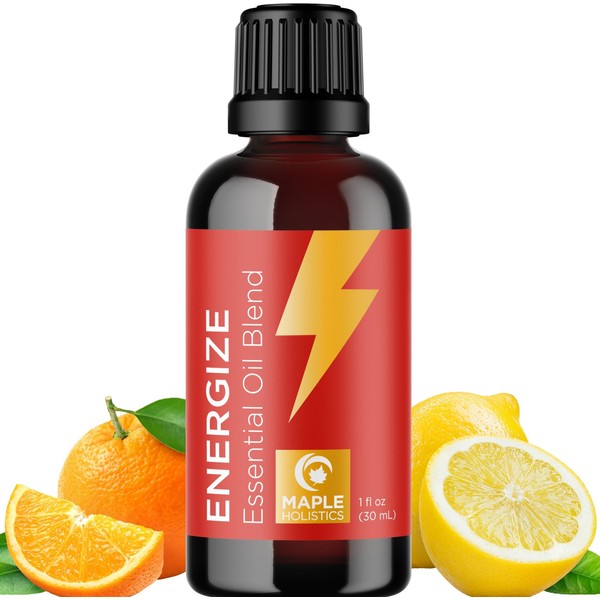 Maple Holistics Citrus Essential Oils Blend for Diffuser - Invigorating