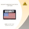 RYNO GEAR Embroidered Sew-On Patch Bundle for Uniforms. (Security American