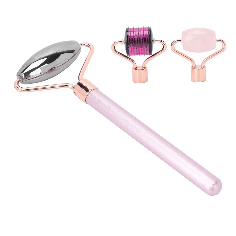 3‑in‑1 Face Roller Set Skin Lifting Smoothing Terahertz Gua Sha
