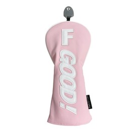 PU Leather Golf Headcover Cover for Driver 440cc 460cc Wood Cover Utility UT Cover GOOD NO.1 Single Piece, Set (Pink,FW 1pcs)