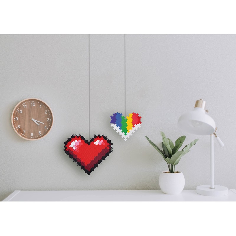 Plus-Plus 3911 Hearts Heart 9603911 Ingenious Construction Toy, Puzzle, Creative