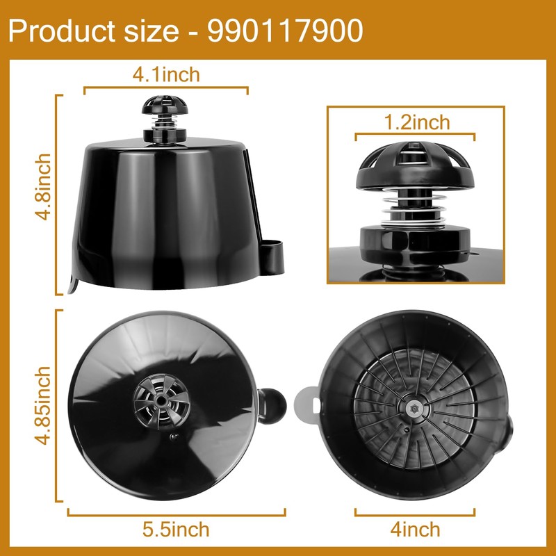 HASMX 990117900 Replacement Filter Brew Basket for Hamilton Beach 2-Way