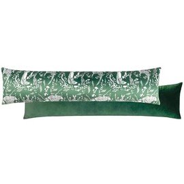 furn. Buckthorn Woodland Draught Excluder Cover, Evergreen, 92cm x 20cm
